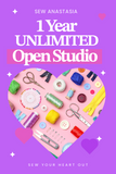 1 year UNLIMITED Open Studio pass