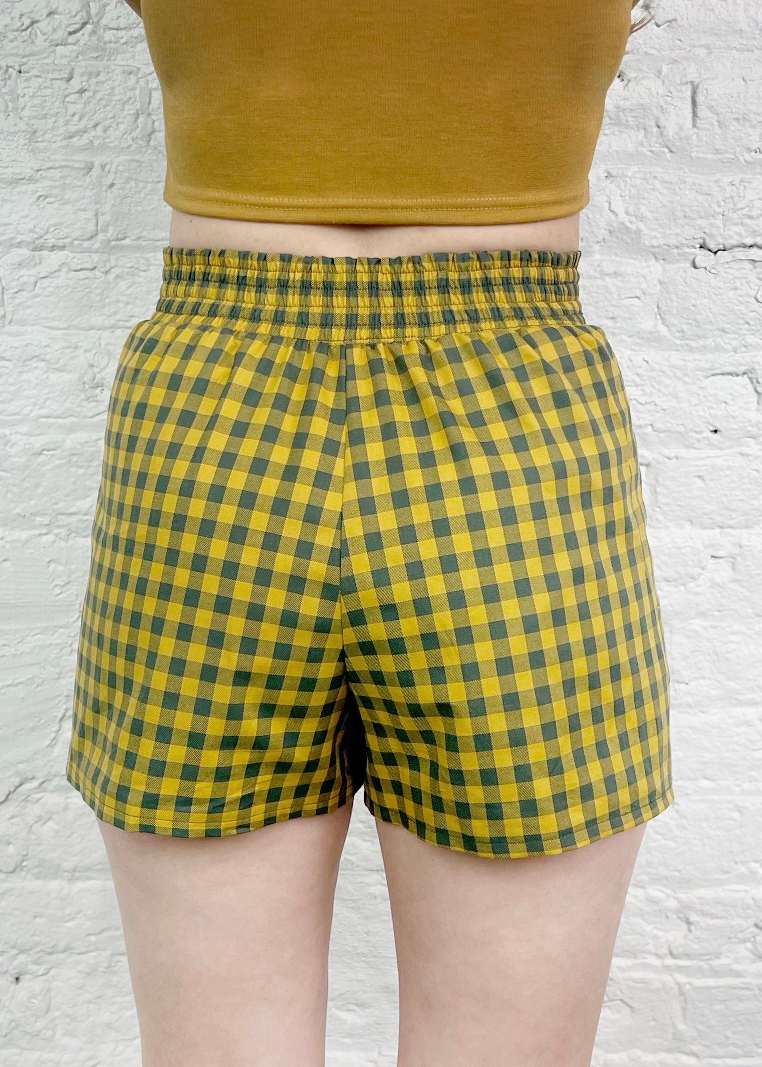 Half Elastic Waist Shorts Sewing Pattern