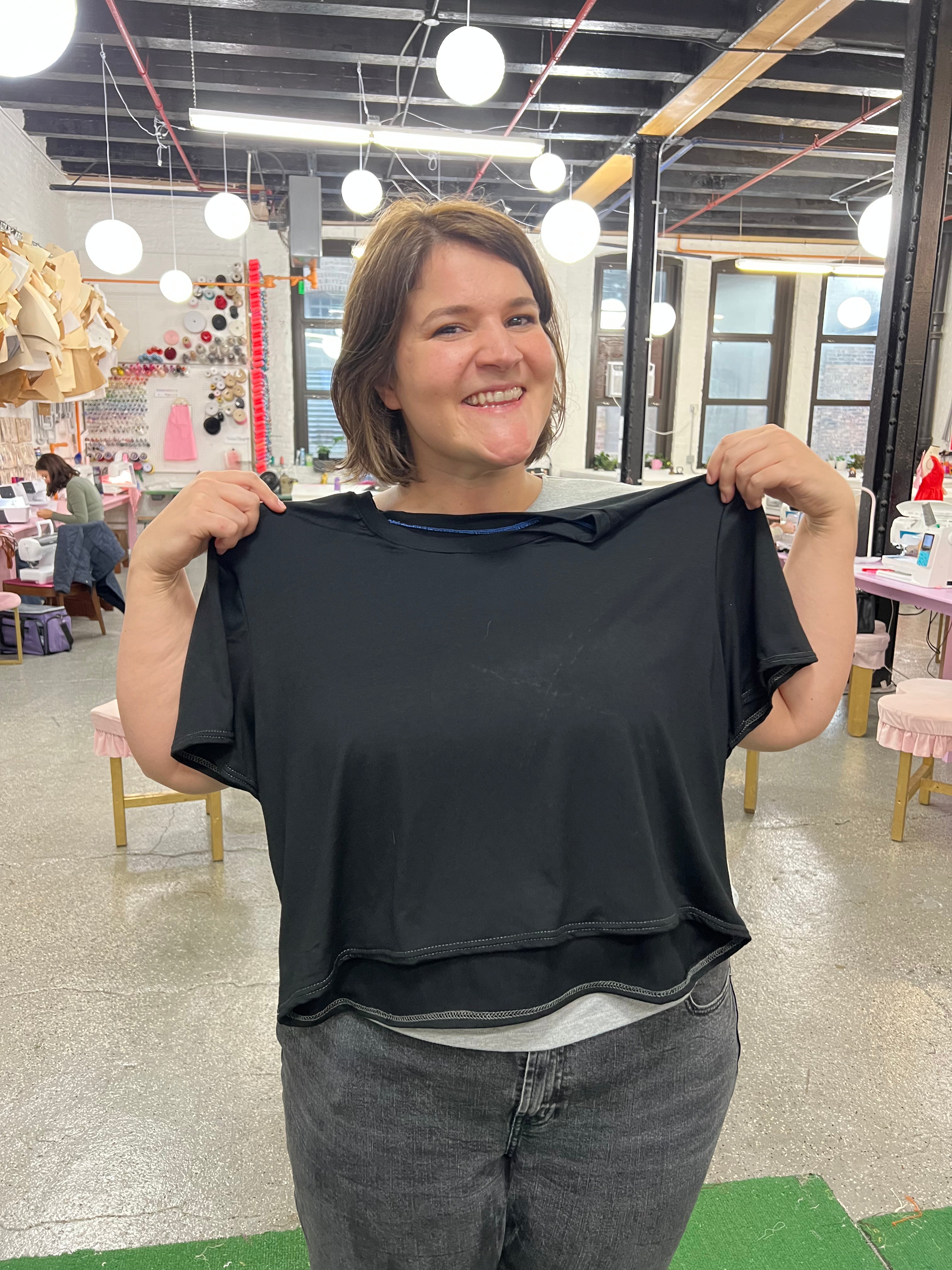 Crop Top T shirt PDF Sewing Pattern