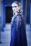 Glam Jumpsuit With Detachable Skirt/Cape
