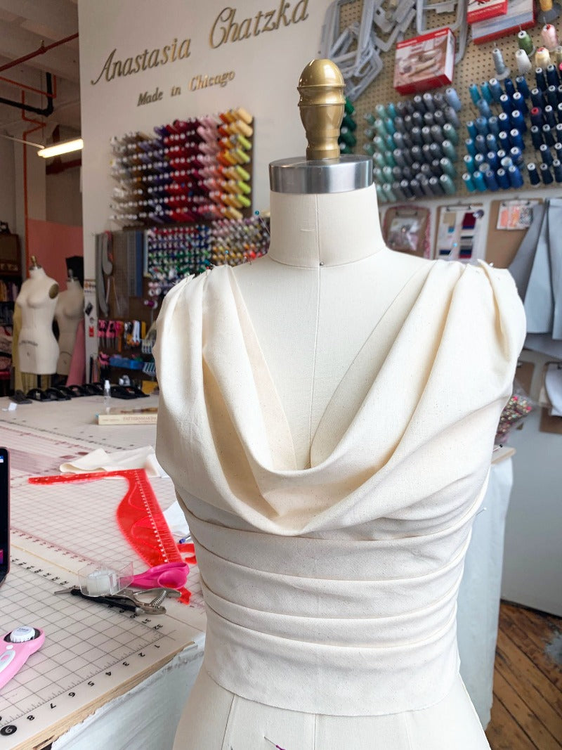 cowl neck top