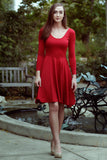 knit dress designed by Chicago fashion designerAnastasia Chatzka