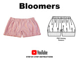 Bloomer Shorts PDF Sewing Pattern