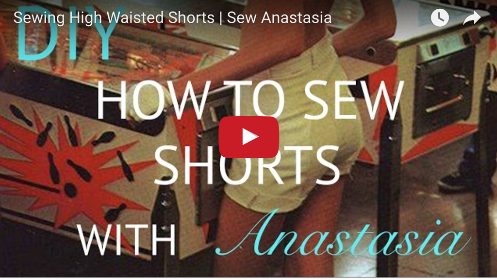 #SewAnastasia | High Waisted Shorts