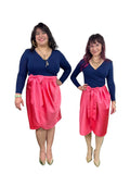 Little Bow Pleat Wrap Skirt PDF Sewing Pattern