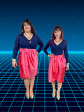 Little Bow Pleat Wrap Skirt PDF Sewing Pattern