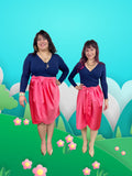 Little Bow Pleat Wrap Skirt PDF Sewing Pattern