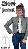 Zipper Jacket PDF Sewing Pattern