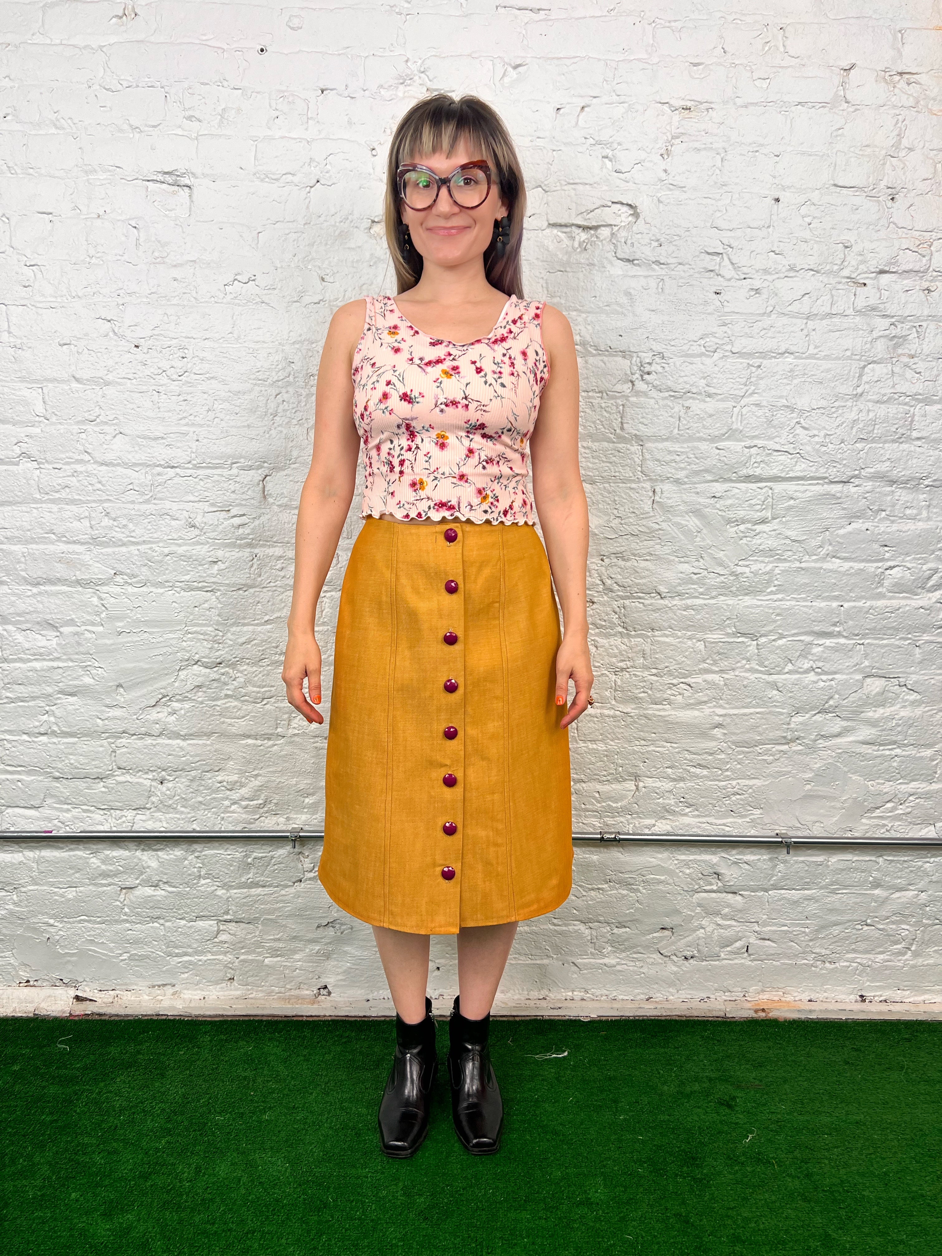 Button up skirt PDF Sewing Pattern