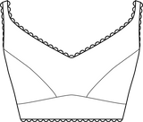Princess Melon Bralette Sewing Pattern PDF