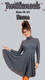 Turtleneck Dress Sewing Pattern PDF