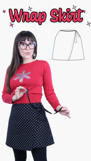Wrap skirt PDF Sewing Pattern
