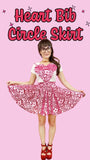 Heart Bib Circle Skirt PDF sewing pattern