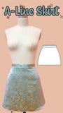 A line skirt PDF Sewing Pattern