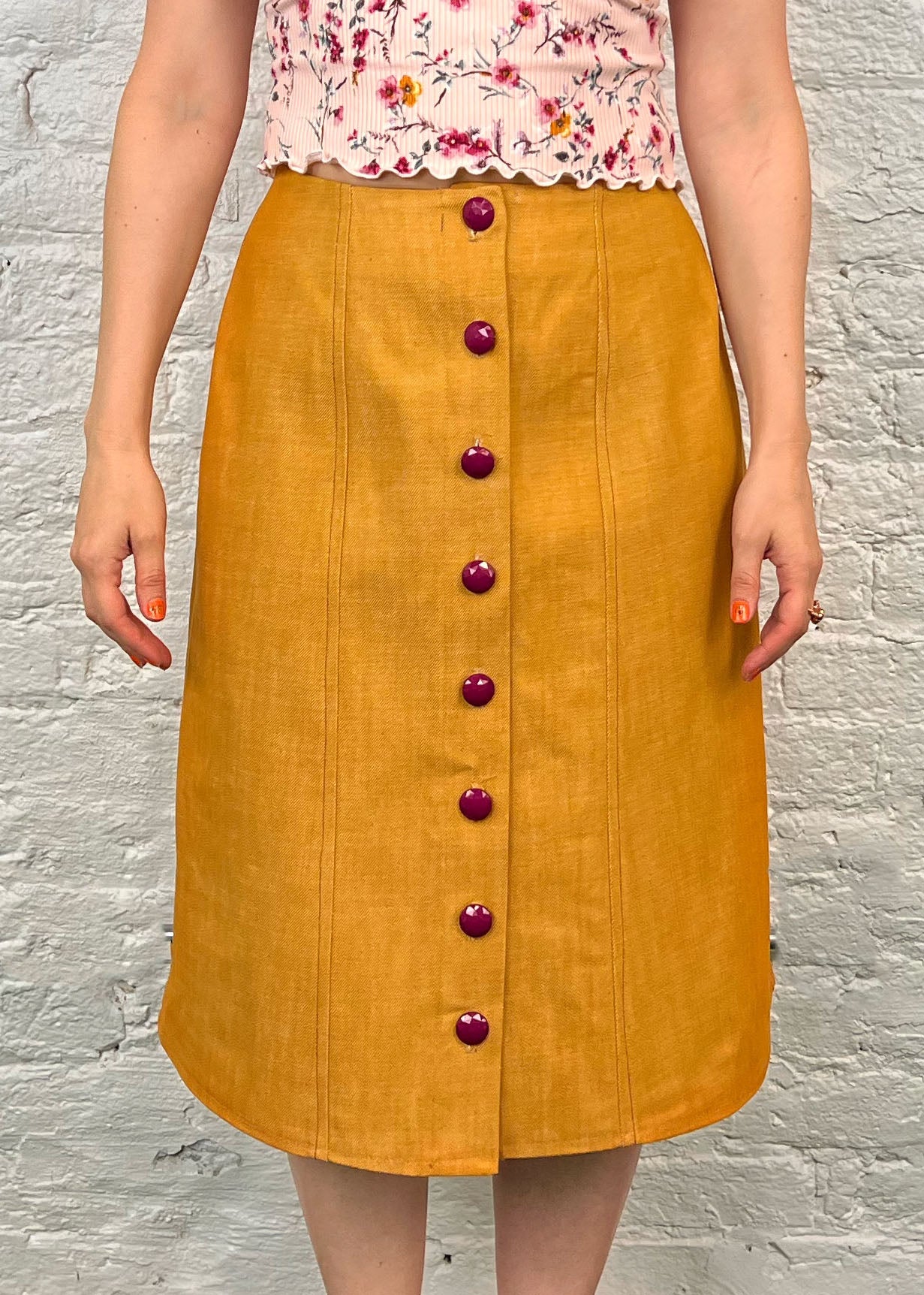 Button up skirt PDF Sewing Pattern