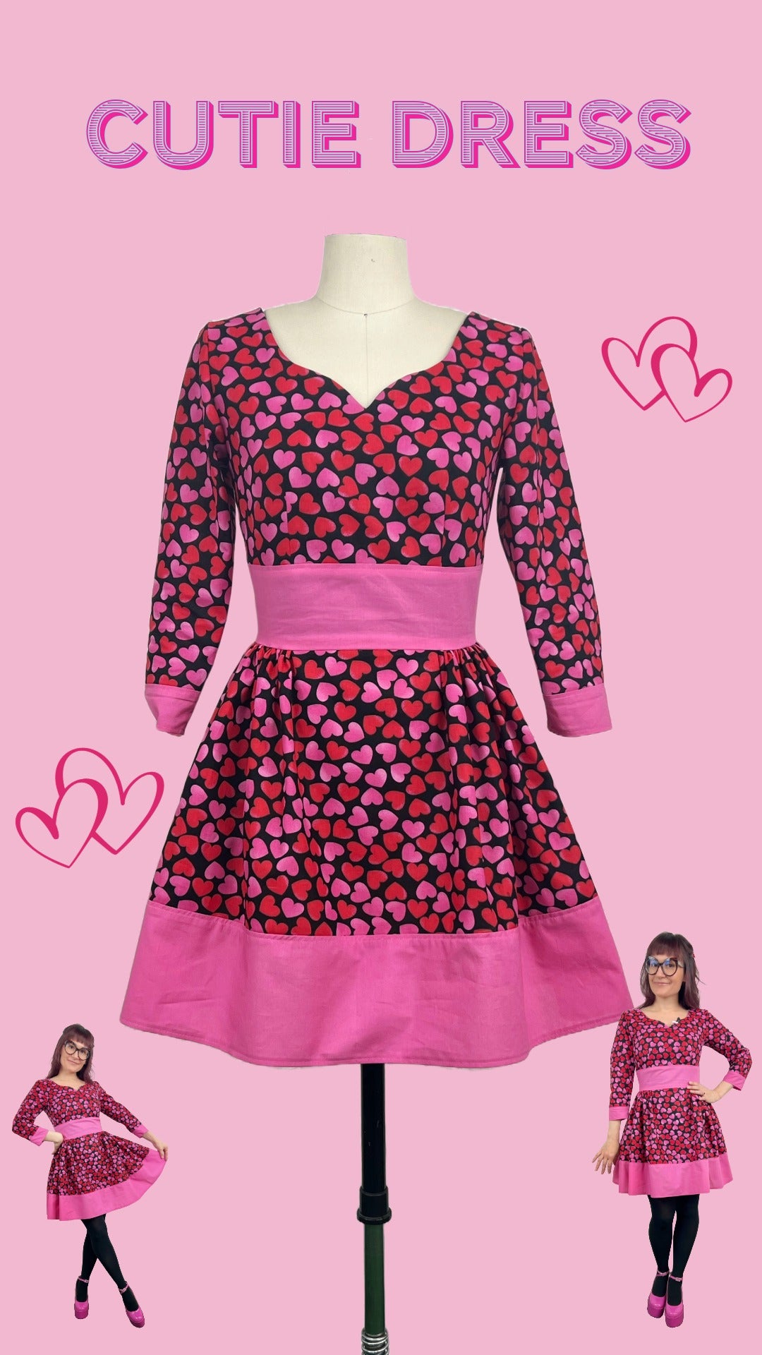 Cutie Dress PDF Sewing Pattern Sew Anastasia Cutie Dress PDF Sewing Pattern Sew Anastasia
