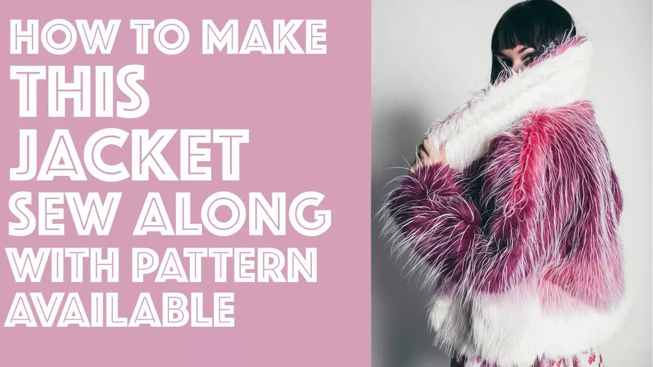 Fake Fur Jacket Digital Pattern Download