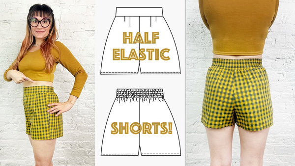 High Waisted Shorts Sewing Pattern – Sew Anastasia
