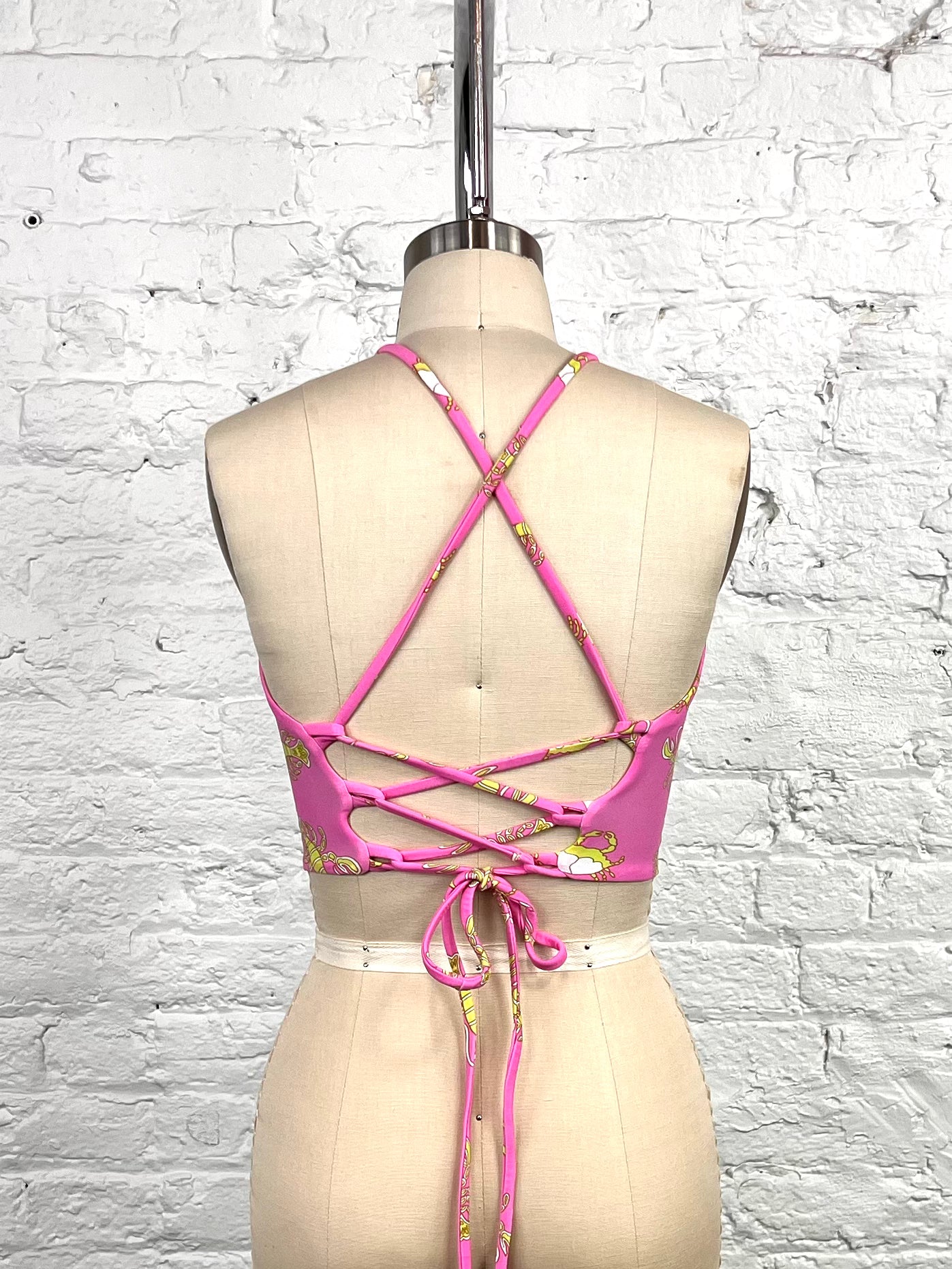Thick Strap Crop Top PDF Printable Sewing Pattern, Instant
