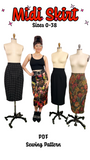 Midi Pencil Skirt PDF Sewing Pattern