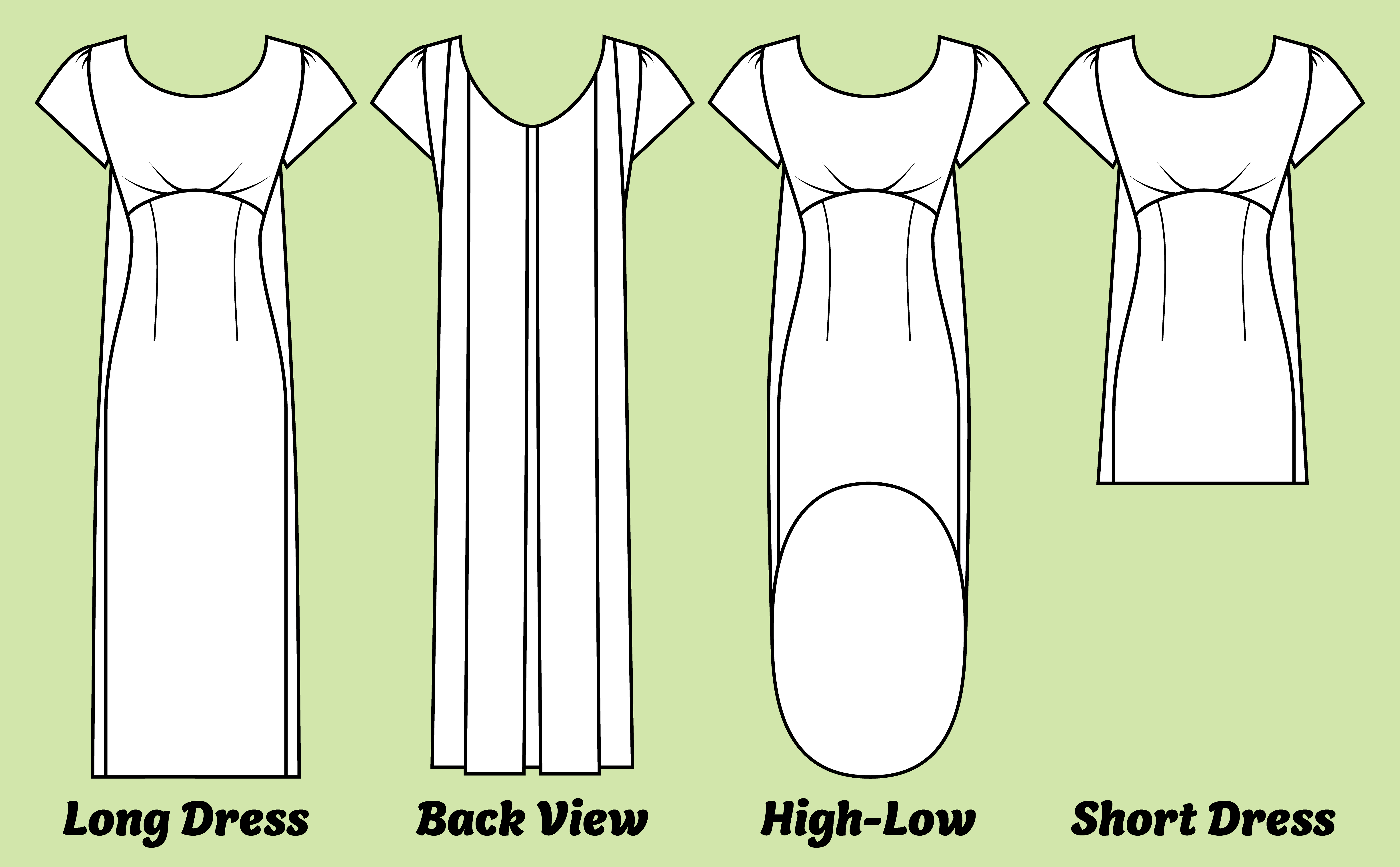Moon Dress PDF Sewing Pattern Sew Anastasia Moon Dress PDF Sewing Pattern Sew Anastasia