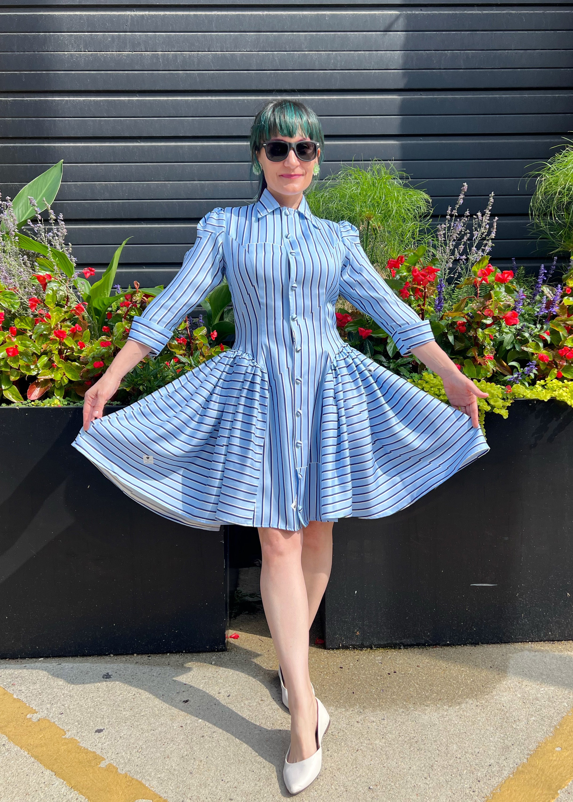 sewing patterns shirt dress Jade Woven Dolman & Blouse Pattern Spring Shirt Dress // McCalls