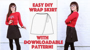 Wrap skirt PDF Sewing Pattern