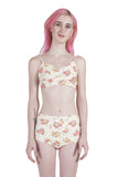 Floral Print Swimsuit Top