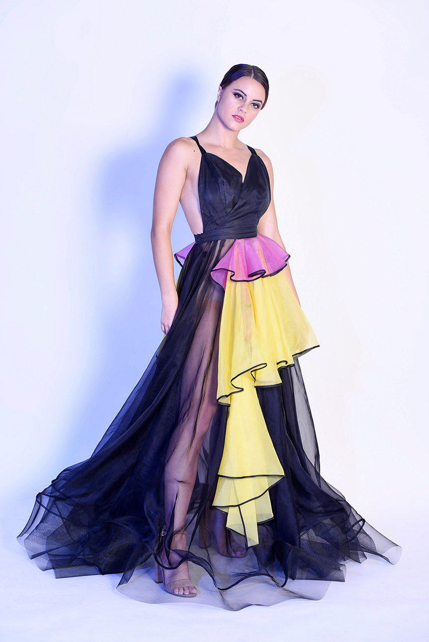 Asymmetrical Flounce Gown Sew Anastasia Asymmetrical Flounce Gown Sew Anastasia