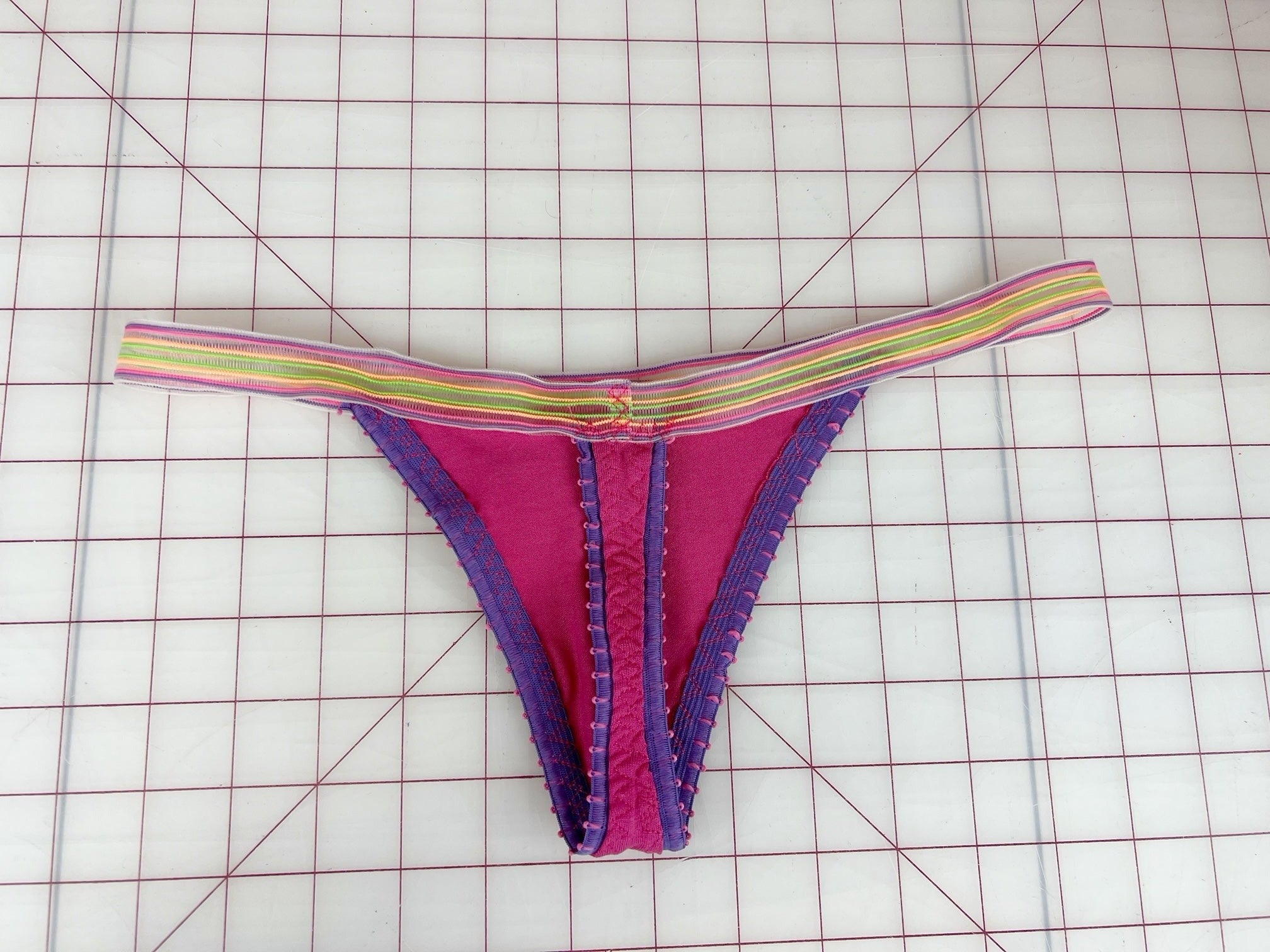 How to make elastic free thong, Lotus panties - View C - PDF sewing  pattern