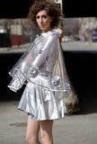 Silver Clear Cape / Skirt