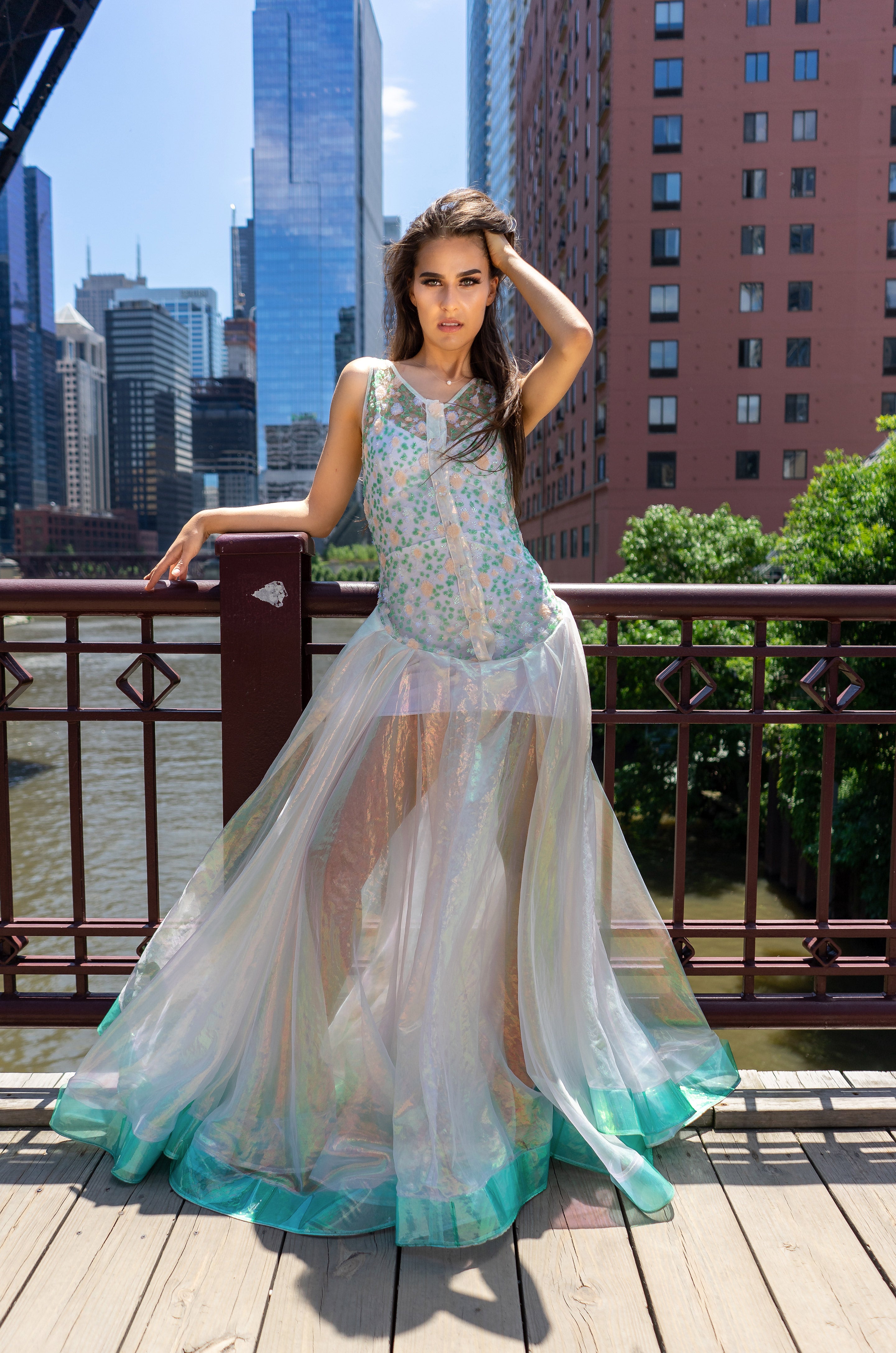how to add sequins to a lace dress McCalls 7684 How to Sew Sequins for a Formal Event