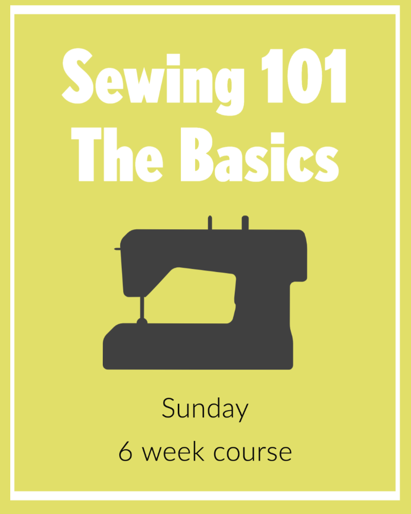 Beginner Sewing 101 - Adult Class