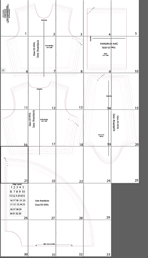 turtleneck dress PDF Pattern