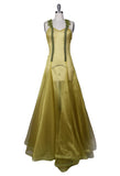 Chartreuse Sheer Gown