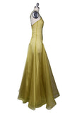 Chartreuse Sheer Gown