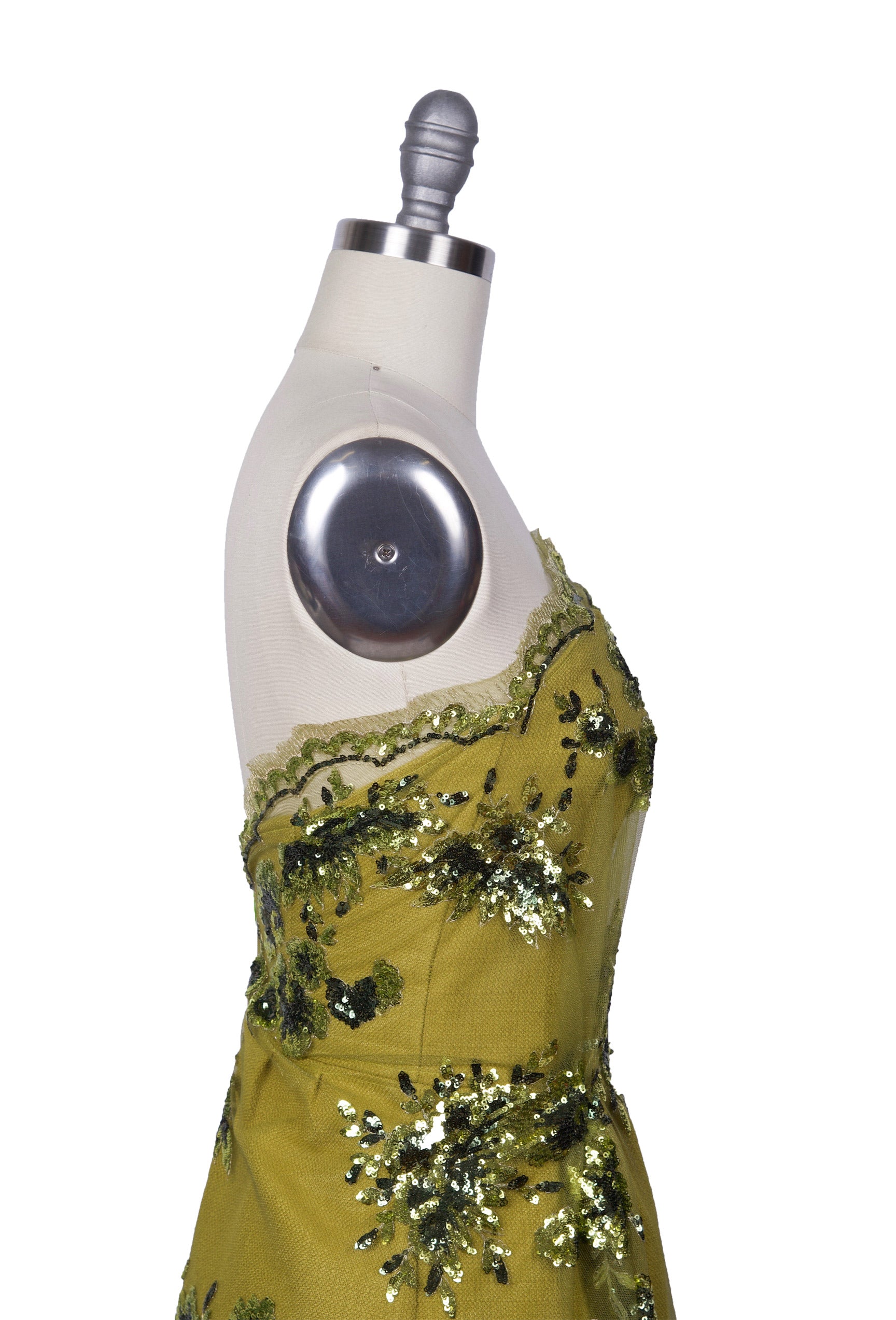 Green Embellished Gown Sew Anastasia Green Embellished Gown Sew Anastasia