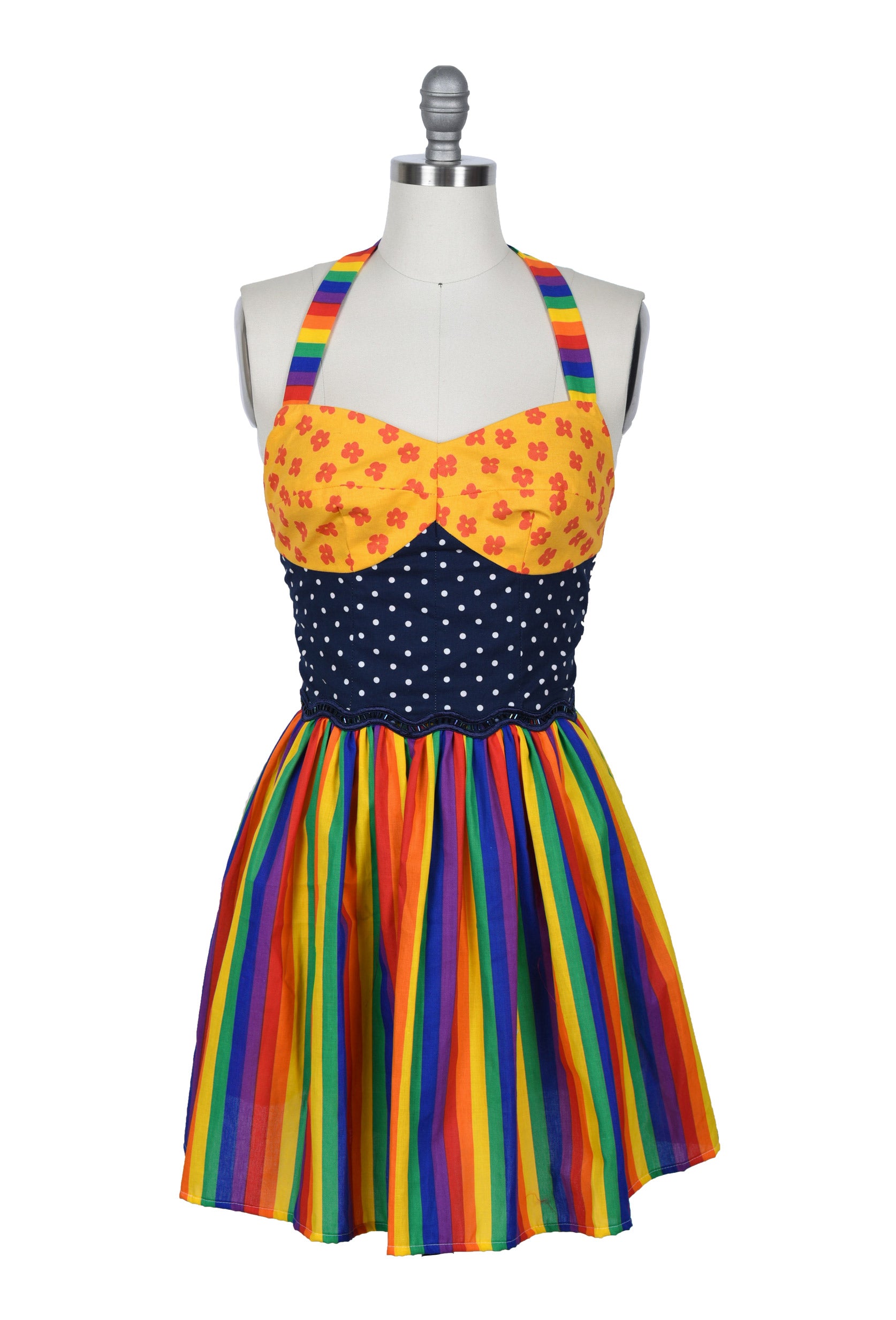 Halter Rainbow Dress Sew Anastasia Halter Rainbow Dress Sew Anastasia