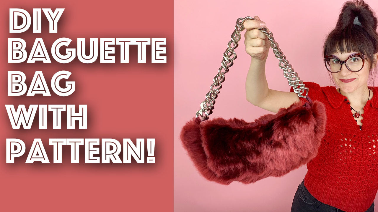 Baguette Shoulder Bag Sewing Pattern PDF – Sew Anastasia
