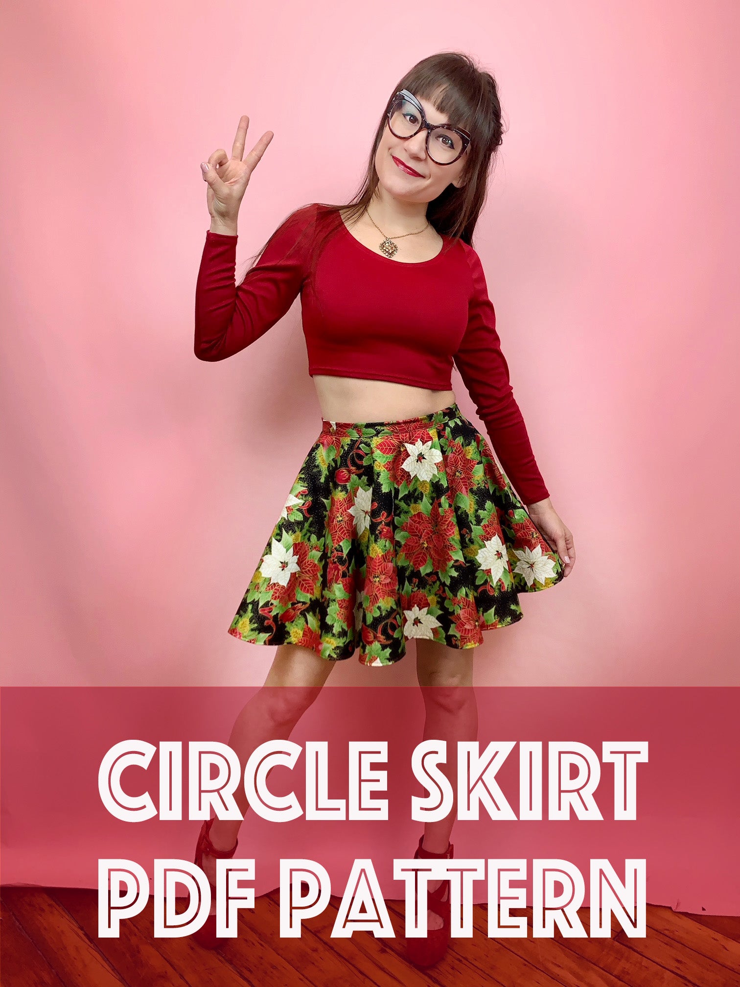 Circle Skirt PDF Digital Pattern Download