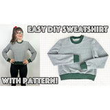 Sweatshirt Sewing Pattern PDF Digital Download