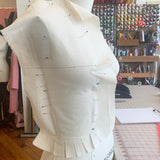 side front draped bodice